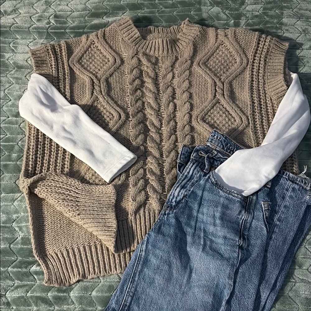 Chunky Knit Cable Sweater